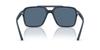 Okulary przeciwsłoneczne Armani Exchange z matowym ciemnym szkłem 0AX4166SU [ARMANI EXCHANGE] Męskie. Niebieska rama. Obiektyw Niebieski. szerokość 57mm.