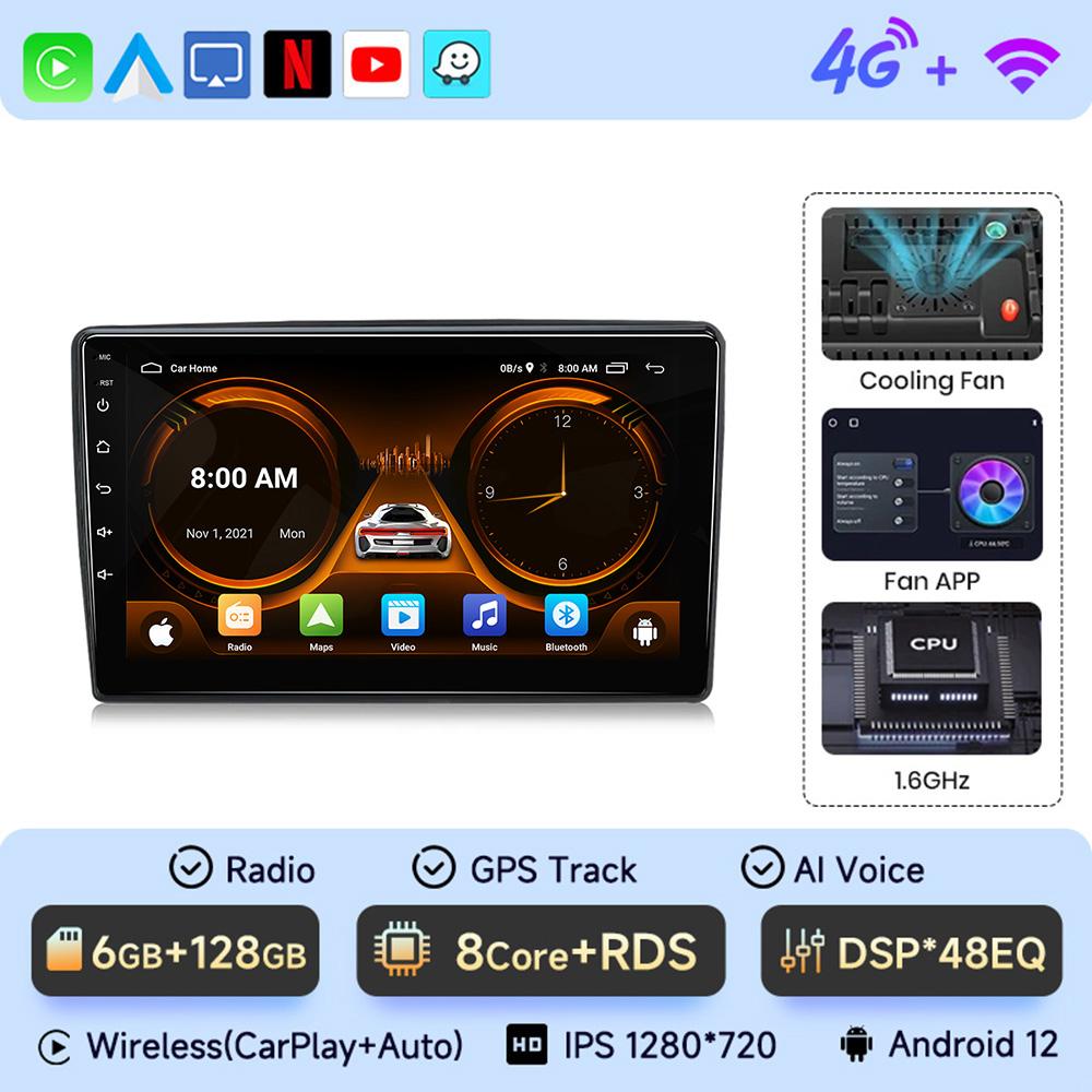 JIUYIN Car Radio For Citroen C5 2008 - 2017 Wireless CarPlay Android Auto Car Intelligent Systems No 2 Din 2din DVD
