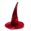 Large Plush Wizard Hat Velvet Curved Tip Tall Witch Hat Retro Witch Costume Hat  Masquerade Ball