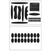 Helmets Inner Padding Protections Foams Pad Inner Protective Pad Comfortable Memory Foams Sealed Lining Sponge Enduring