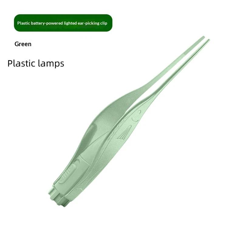 Children'S Luminous Ear Scoop Visual Earpick Ear Scoop Luminous Tweezers Booger Clip Ear Pick Set