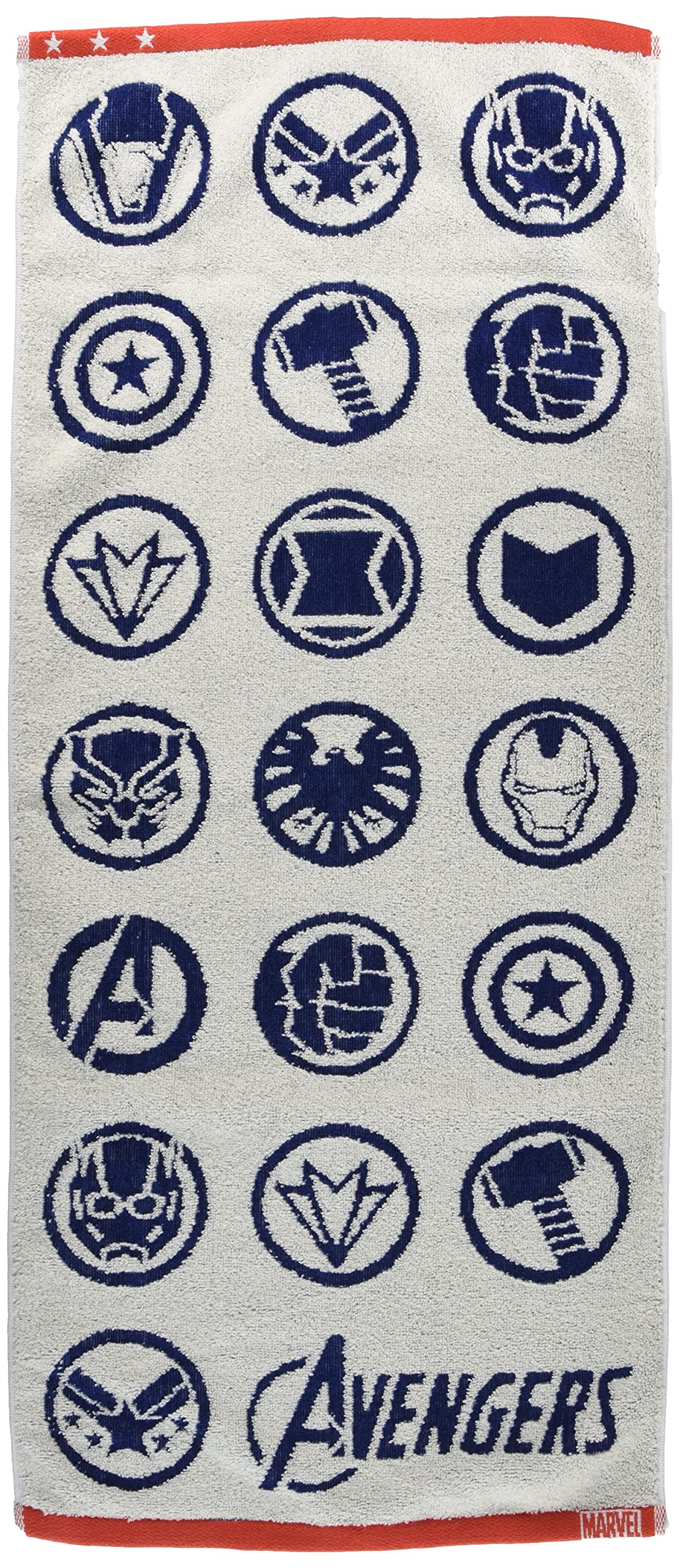 

Marushin Marvel Face Marvel 2505004900 Towel, 34x80cm, Icon,