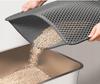 Litters Box Mat Cat Doormat Gray Waterproof Pad