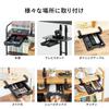 Sanwa Direct Add-on Drawer, Under-Desk Storage, Clamp Type, Small Item Organizer, Inner Dimensions: