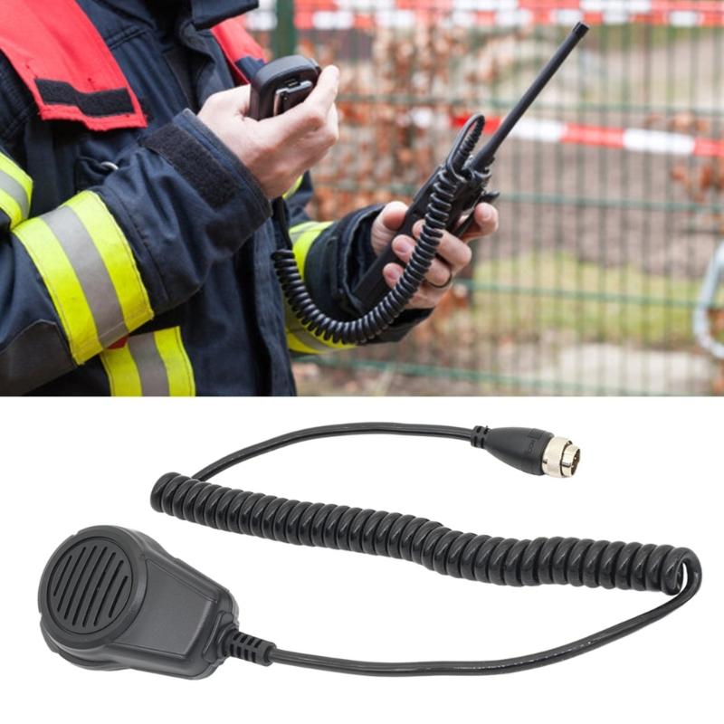 Handheld Mic HM-180 8pin Microphones Plastic Microphones Outdoor Communication Mic Easy To Carry for IC-M700 IC-M710