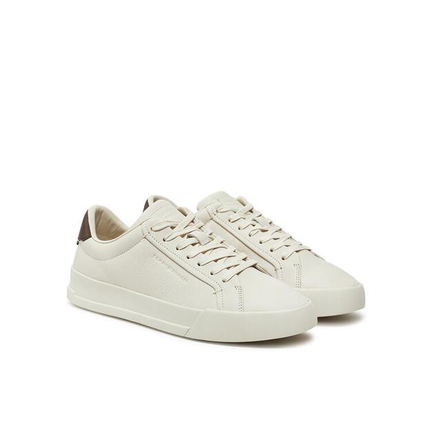 Мужские кроссовки Tommy Hilfiger Th court best tumbled lth fm0fm05324 бежевые