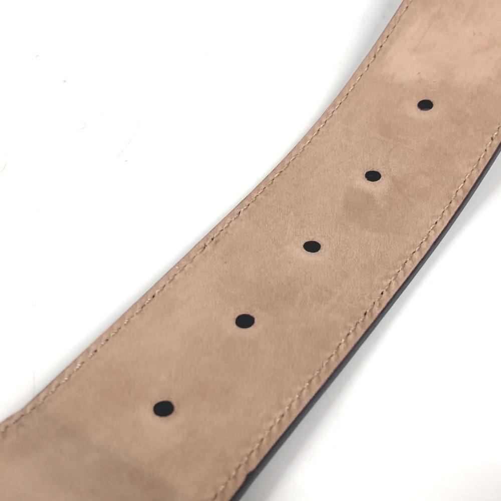 GUCCI 411924 GG interlocking G Belt Accessories belt Leather/Canvas Navy/Red