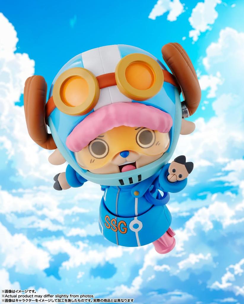 TAMASHII NATIONS ONE PIECE Tony Tony Chopper Island 75mm PVC ABS Painted Movable Figure S.H.Figuarts -Future Egghead- Approx. &
