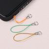 100Pcs Mobile Phone With Craft Pendant Wire Cord Key Ring DIY Toys Pendant Clips Jewelry Lanyard