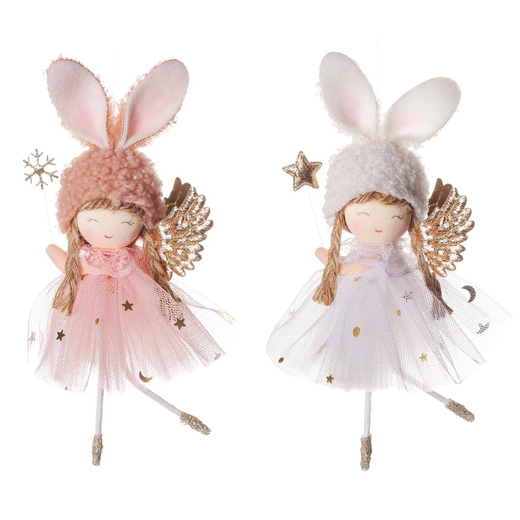 Christmas Party Decoration, Christmas Tree Angel Decoration Pendant, Small Hanging Piece, Christmas Creative Handicraft