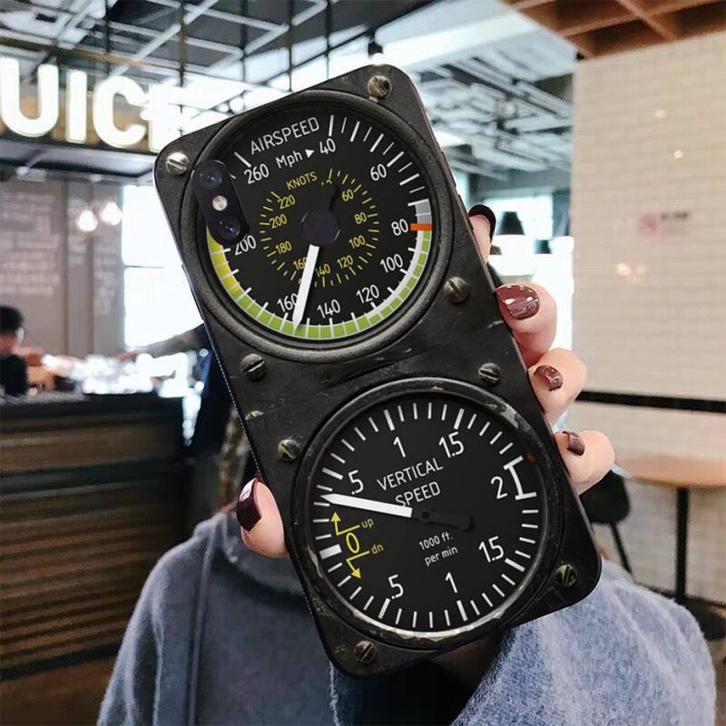 Aviation Aeroplane Helicopter Cockpit Instrument Phone Case for Xiaomi Mi 5 6 8 9 10 Lite Pro SE Mix 2s 3 F1 Max2 3