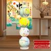 Ancient Style Foldable Lantern for Mid-Autumn Festival and National Day Display
