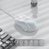 Redragon M612 Predator RGB Gaming Mouse 8000 DPI Wired Optical Mouse with 11 Programmable Buttons and 5 Backlight Modes Software DIY Keybind Rapid