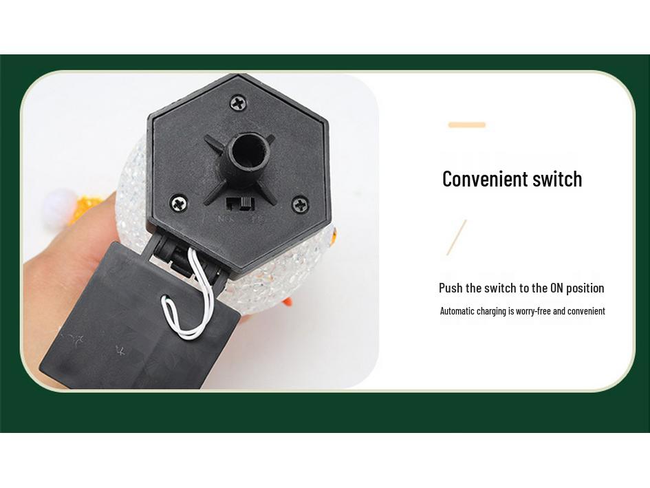 Wasserdichte Schneemann Solar Weihnachts Lichterketten zur Garten- und Rasendekoration