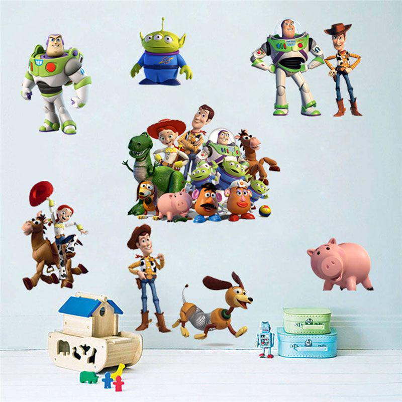 Cartoon Toy Story Wall Decal Sticker For Kids Rooms Vinyl Art Diy Home Decor Buy At A Low Prices On Joom E Commerce Platform