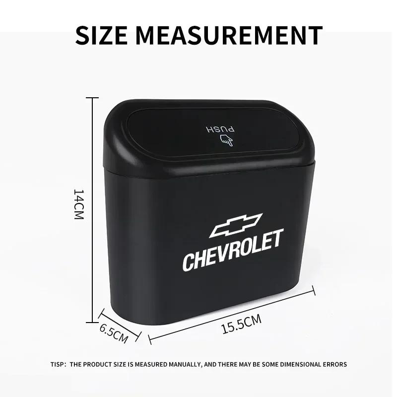 Hanging Car Trash Can Vehicle Garbage Dust Case Storage Box For Chevrolet Cruze Spark Captiva Suburban Camaro Malibu Silverad