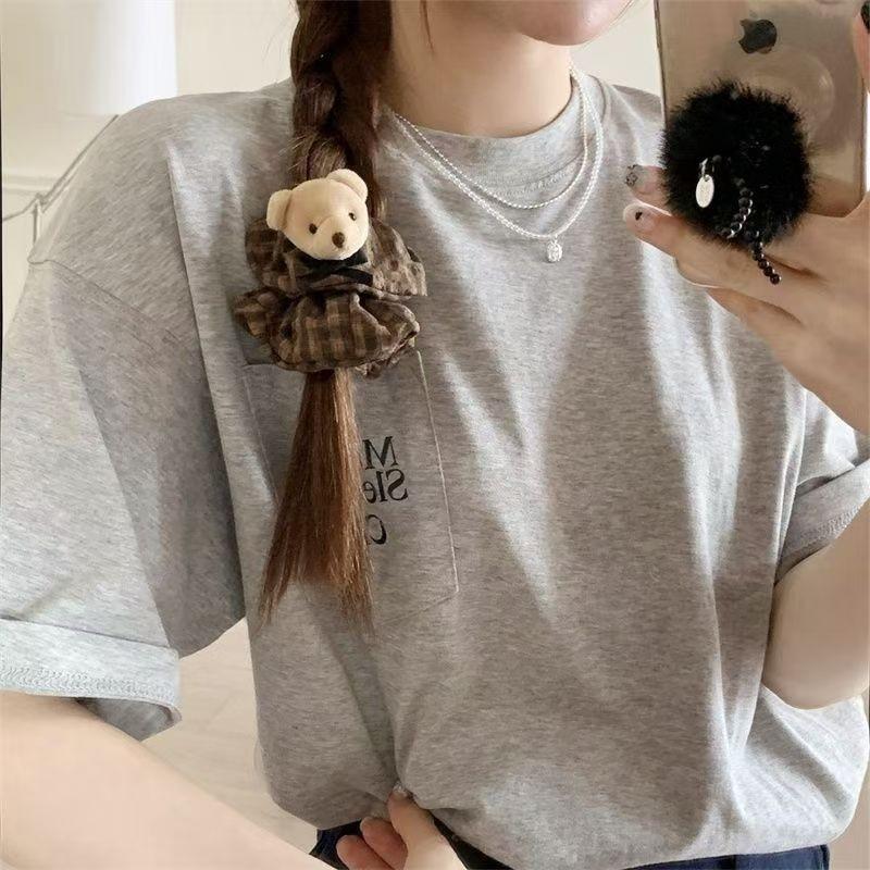 Cinnamoroll Plush Hair Tie: Fluffy Cartoon Hair Rope for Girls