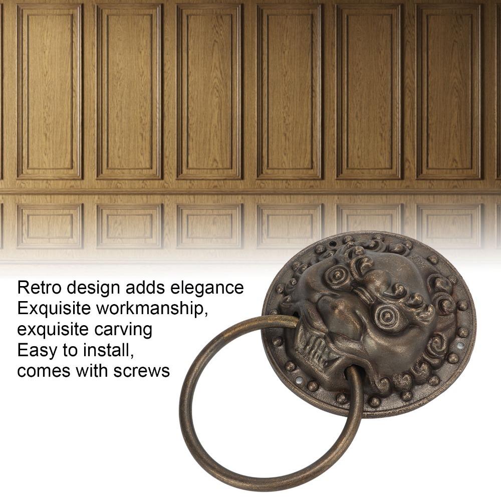 Bronze Antique Door Knocker Retro Pull Handle Cabinet handle Decorative Knob  Farmhouse Decor
