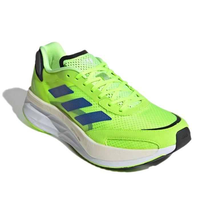 Adidas Adizero Boston 10 Signal Green Sonic Ink Men Sneakers Core-Black H67514