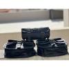 Black Leather Motorcycle Saddle Bag 3 Side Panniers Luggage Saddlebags Tool Bags