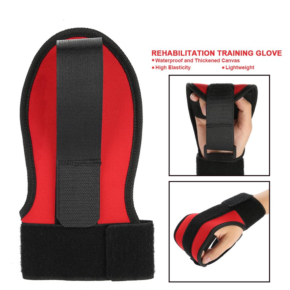 Black Finger Glove Fixed Gloves Finger Training Equipment for Daily Hand Exercise