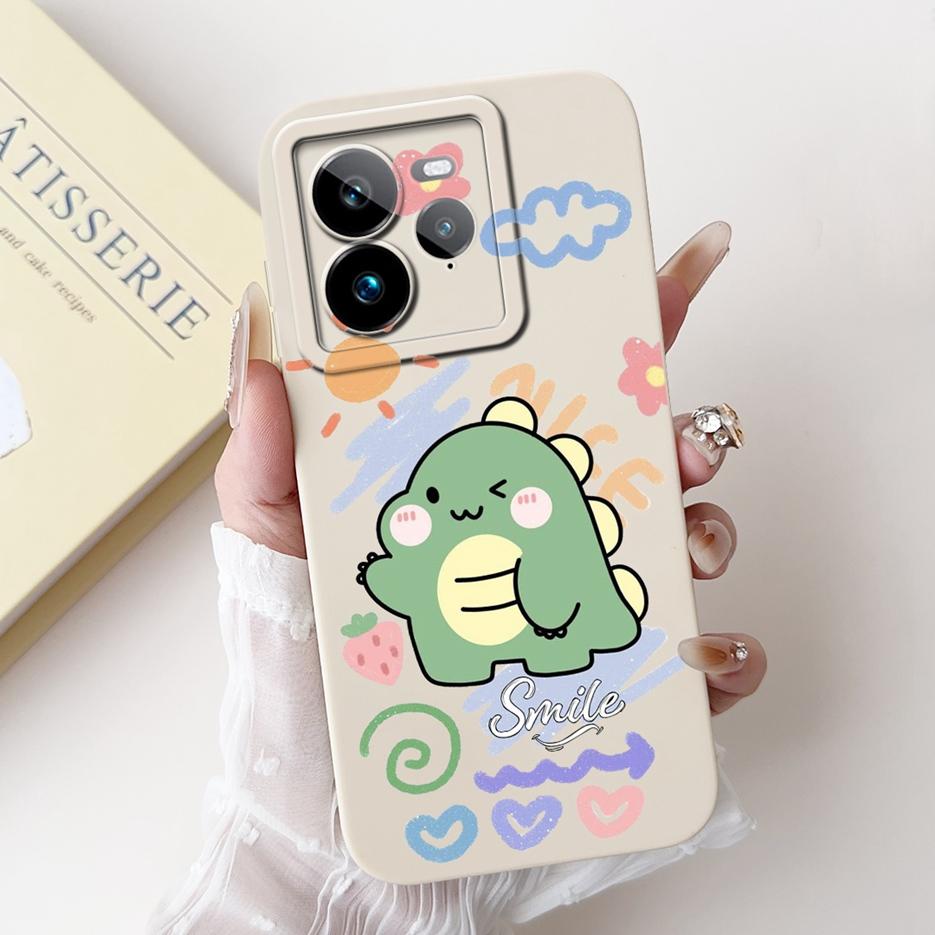 For Realme GT7 Pro 5G Case RMX5010 Cute Fashion Cartoon Cover Soft TPU Phone Case For Realme GT 7 GT7 T GT7T 5G Back Cover Coque