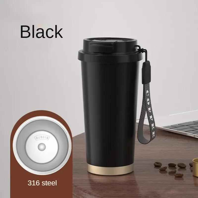 530ml stainless steel Thermos Coffee Cup Double Wall 316 Stainless Steel Vacuum Insulated Cup Drinkware for Coffee Water Bottle 530ml