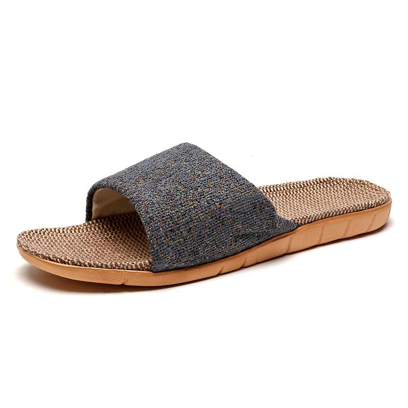 EVA Women's Linen Slippers Home Indoor Non-slip Couple Slippers Wear-resistant Men's Sandal Slippers