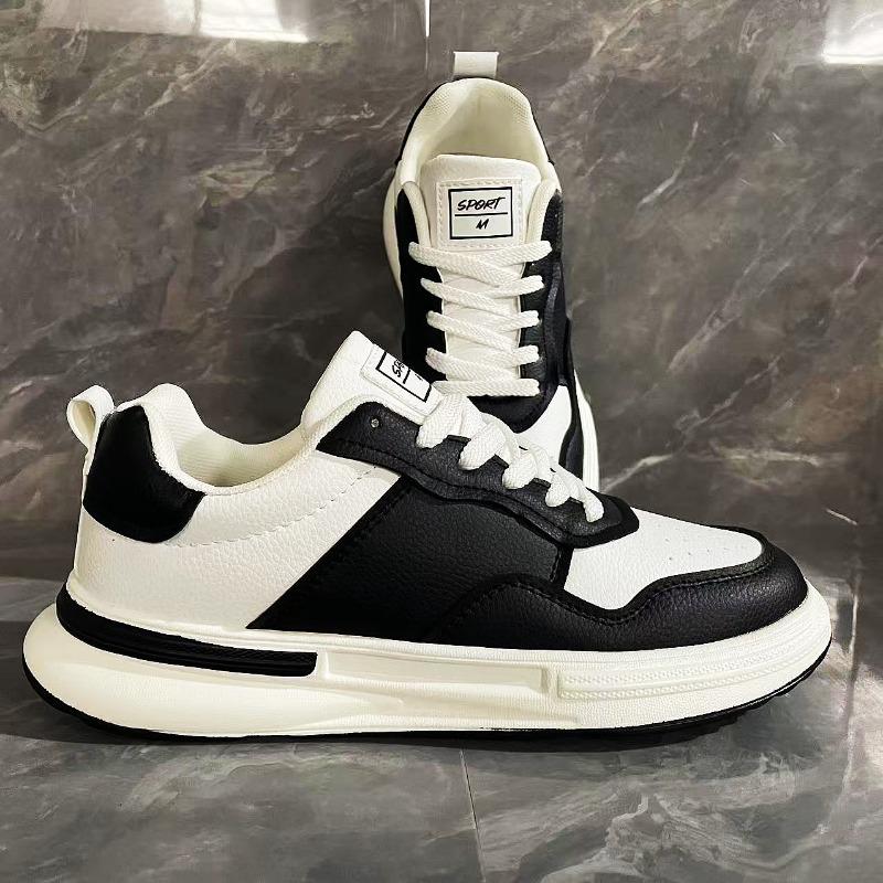 Autumn new men's casual heightening shoes mesh white shoes sports trendy shoes