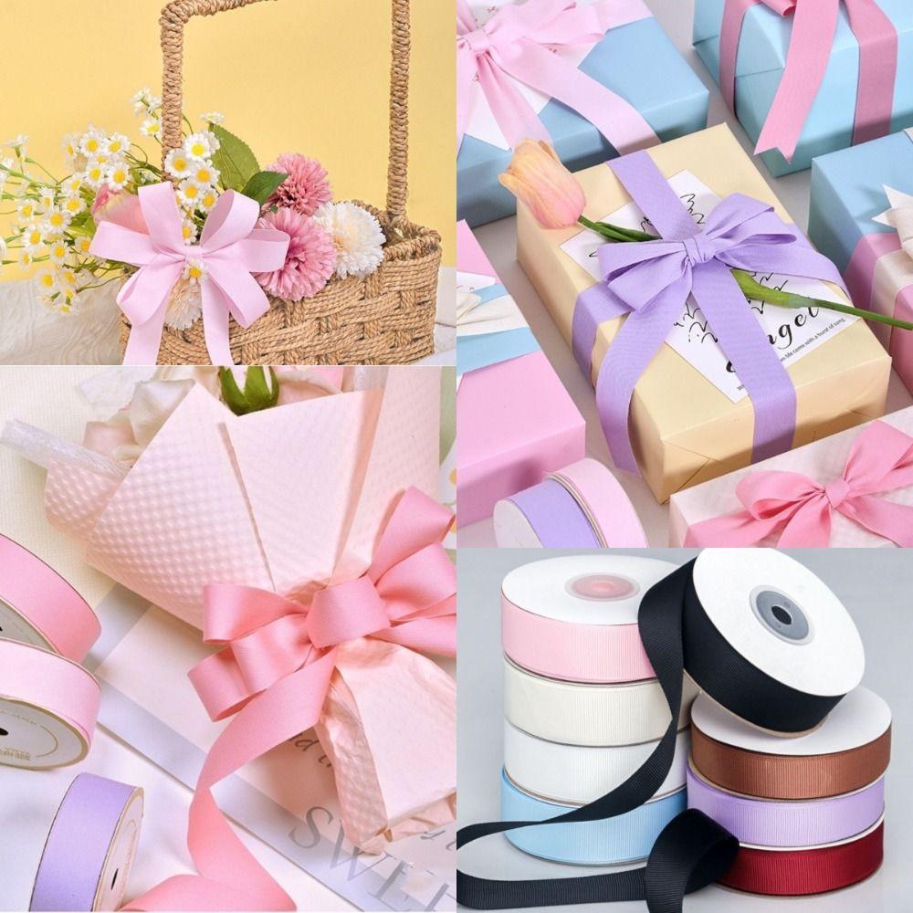 

Macaron Color Grosgrain Ribbon Rolls Crafts Bow DIY Gift Wrap Wedding Party Decoration фіолетовий