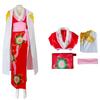 Anime One Piece Empress Hancock Cosplay Clothing Red Cheongsam Kimono Element Costume