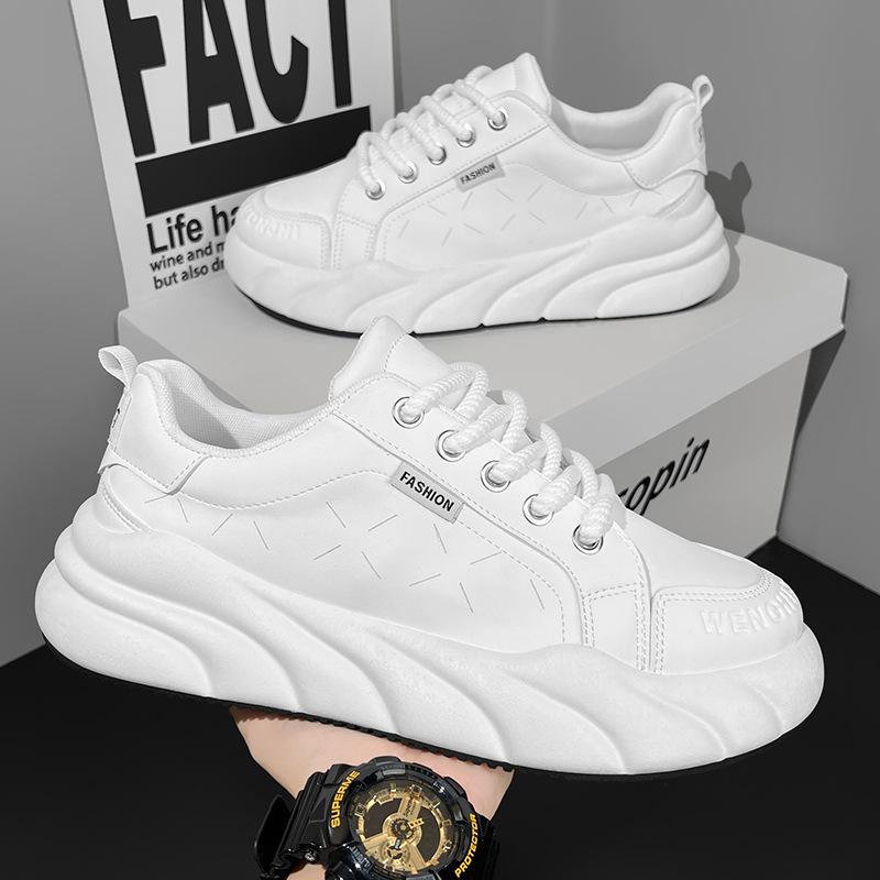 

Кроссовки летние легкие дышащие туфли повседневная обувь мягкая подошва высокая эластичная амортизирующая сетчатая кроссовки мужские туфли мужские 44 белый