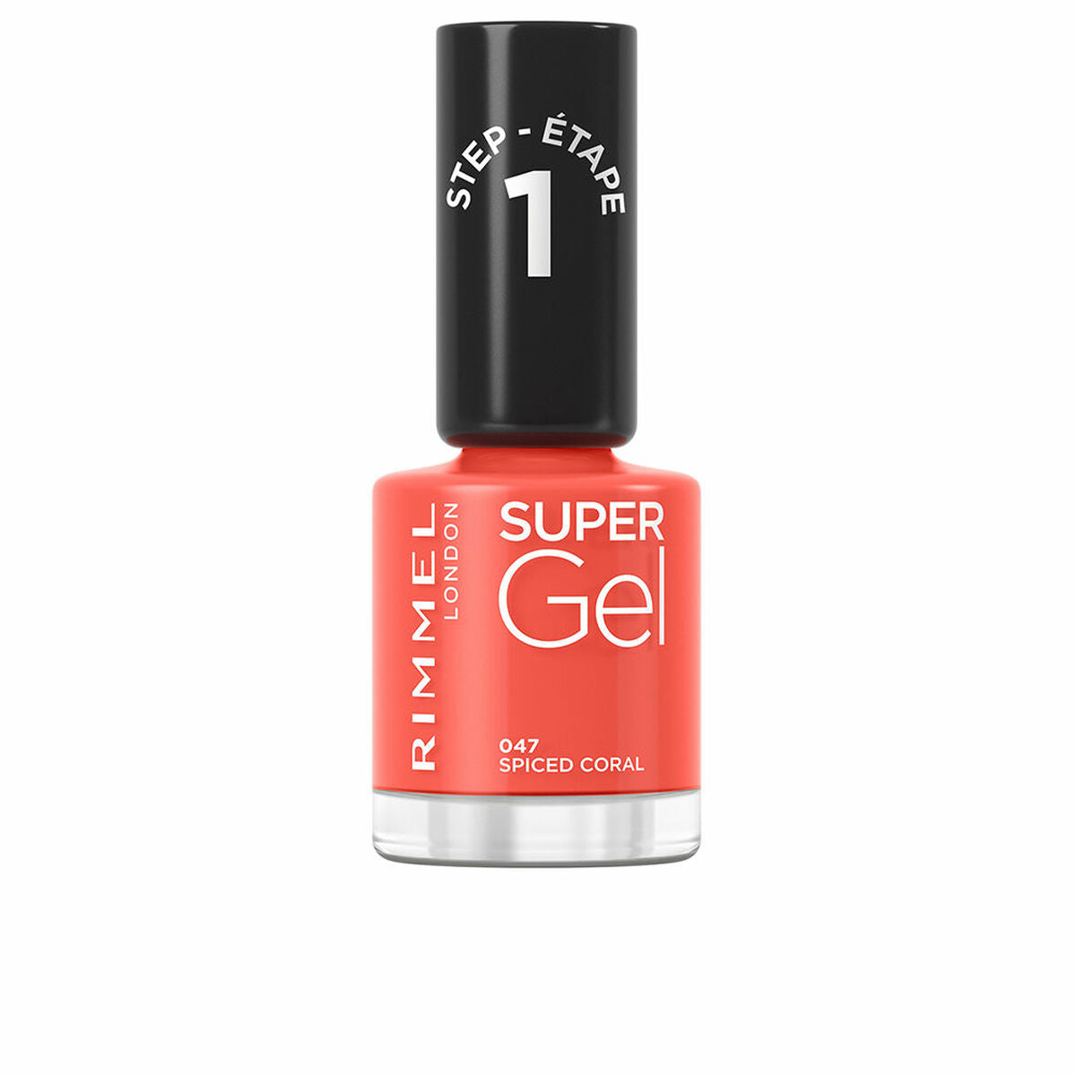 

vernis à ongles Rimmel London Super Gel Nº 047 Spiced coral 12 ml