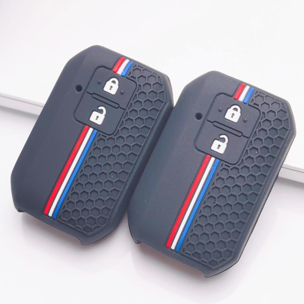 Key Cover for Suzuki Models High-end Protective Key Cover Ignis Ertiga Embodi Colorfast XL7 2-button Remote Control Covers - Drop-proof