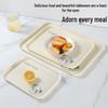 Creamy Cartoon Panda Rectangular Dessert Tray