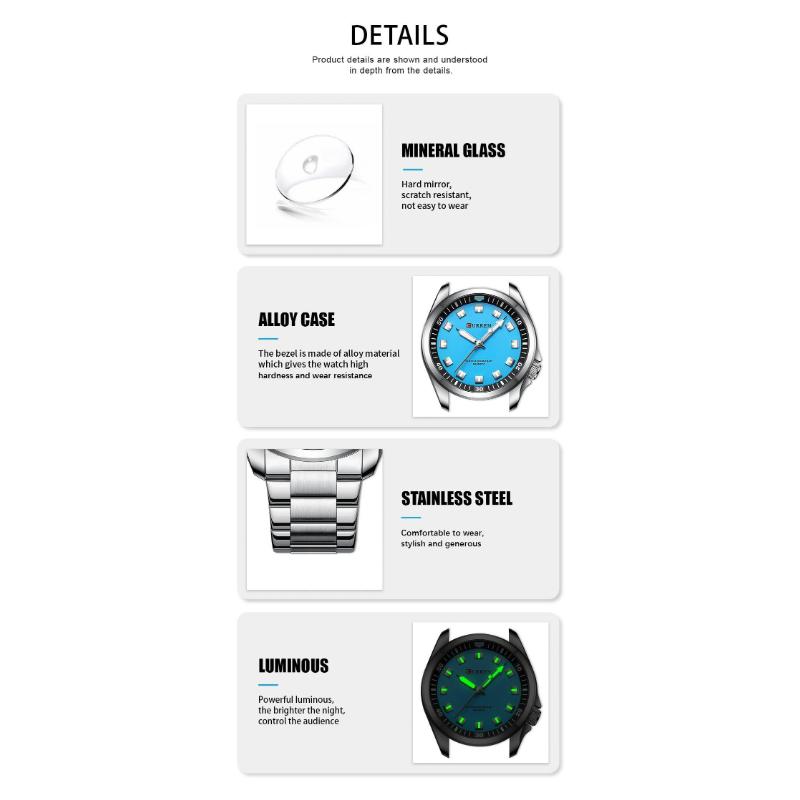 CURREN Watches Men Waterproof Luxury Big Face Mens Watch Stainless Steel Quartz Analog Dress Watches for Men Luminous Reloj Para Hombres