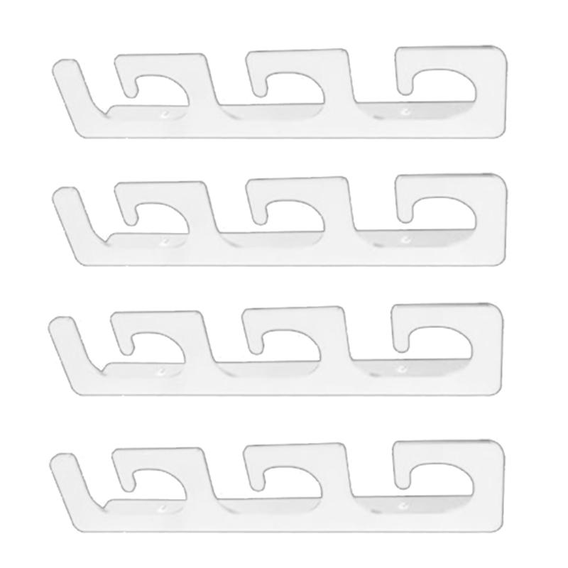 6 Rod Fishing Rod Holder Wall Ceiling Storage Rack Horizontal Rod Stand for Garage, Cabin, Basement Fishing Accessory