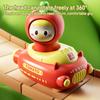 Kids'Toy 18Month Cartoon Fruit Doll Press Toy Car,4pcs Activity Toy Car Set Hand Eye Coordination, Durable Material, Indoor And Outdoor Toy Car.