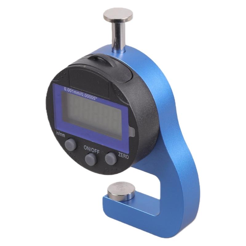 Digital Leathers Thickness Measuring Instrument Versatile Tool Handy Measuring Device for Jewelry Fabric & Metal Film