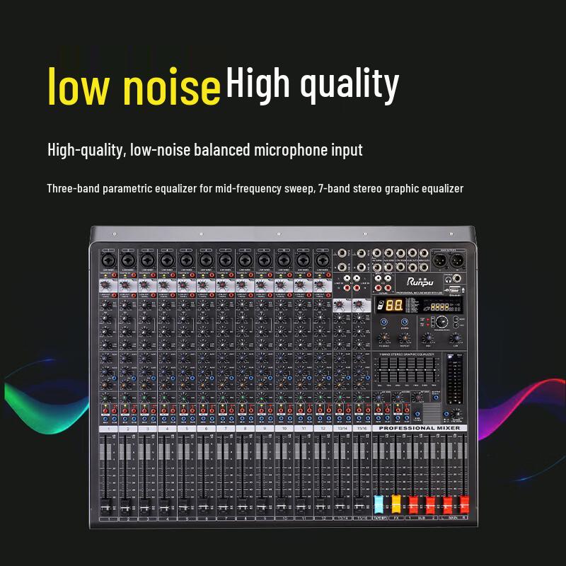 Runpu Professional 16-Channel Analog Audio Mixer (CN Version)