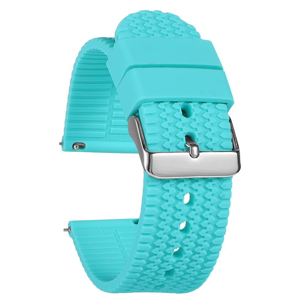 18mm 20mm 22mm 24mm Soft Rubber Strap Silicone Watch Band for Seiko for Rolex Bracelet Quick Release Sport Replacement Wristband