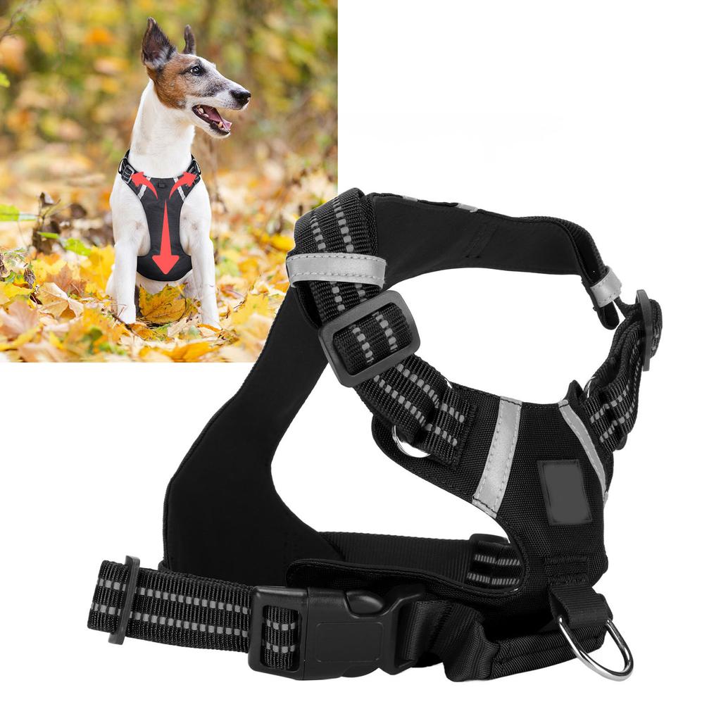 Pet Chest Strap   Reflective Waterproof Dog Leash Vest with Handle for Pets Dogs