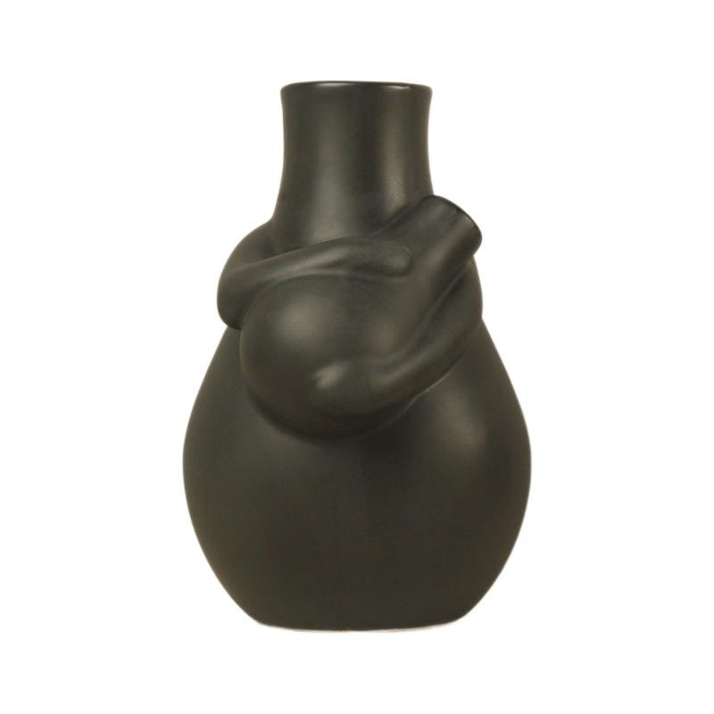 Creative Ceramic Decorative Vases Human Body Shape for Hydroponic Home Decor