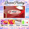 PSV Eindhoven FC Diamond Painting Kit 5D Full Drill DIY Diamond Mosaic Wall Art Home Decor