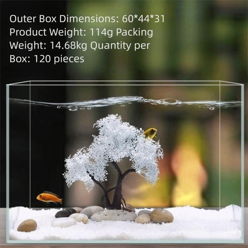 New Realistic Aquarium Fish Tank Decoration Creative Beautiful Aquarium Ornament Fish Tank Decor Pet Fish Habitat