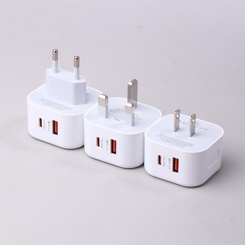 USB Type C Charger PPS Fast Charge Dual Port Fast Charging European And American Standard Head For Laptop