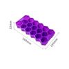 Commercial 17-Grid Honeycomb Silicone Ice Cube Tray