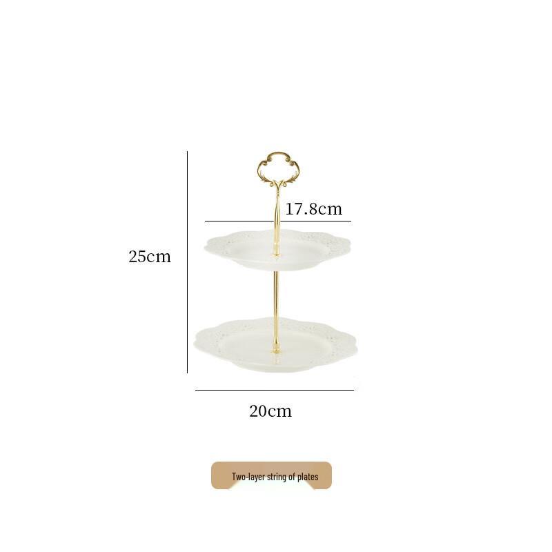 Qianxing Tiered Ceramic Dessert Stands