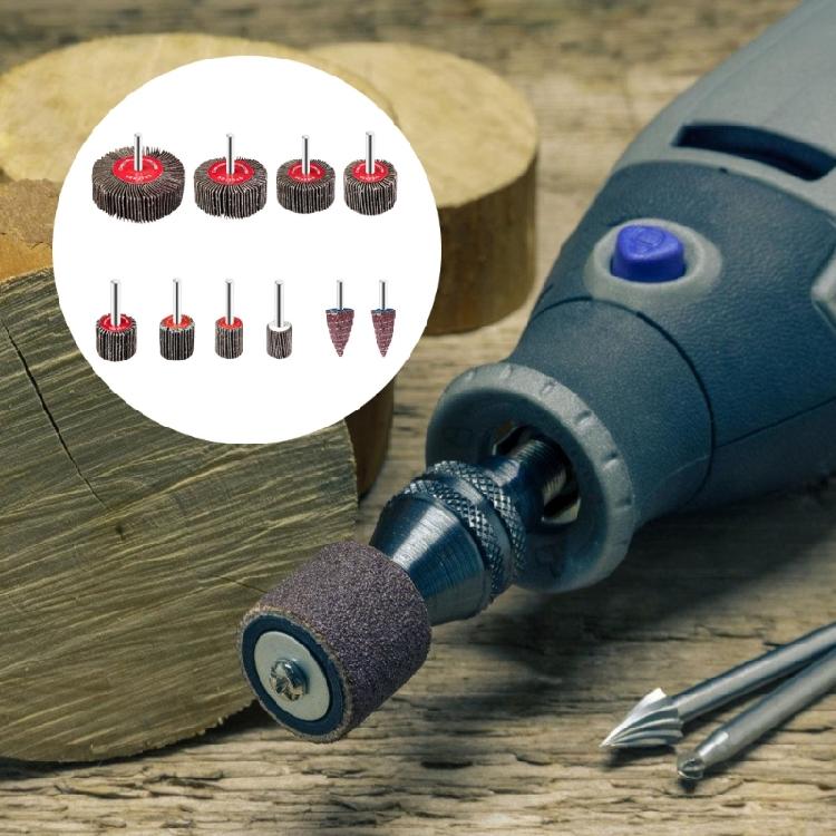 10Pcs 80 Sanding Flap Disc Wheel Grinding Sanding Disc Polishing For Rotary Tool 16/20/25/30/40/50/60/80Mm