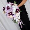 Artificial Flower Bouquet Wedding Bridal Multifunctional Photo Prop Handheld Flowers for